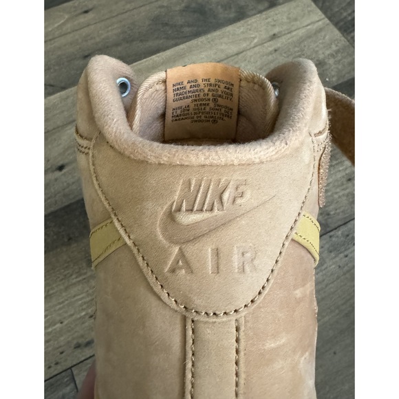 Nike Air Force 1 Mid '07 Flax/Wheat Gum Light Brown Shoes Size 12 EUC - Picture 10 of 12